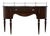 Thomasville Furniture Kent Park Collection Banded Flame Mahogany 68" Buffet Sideboard W. Brass Rail 38921-240 For Sale