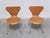 Series 7 Chairs in Oak by Arne Jacobsen for Fritz Hansen, 1955, Set of 2 For Sale - Image 3 of 12