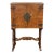 William & Mary Revival Burl Walnut Cabinet on Stand, Circa 1920s, Attributed For Sale