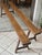 Rustic Vintage Farmhouse Benches in Oak, 1950s, Set of 2 For Sale - Image 3 of 18