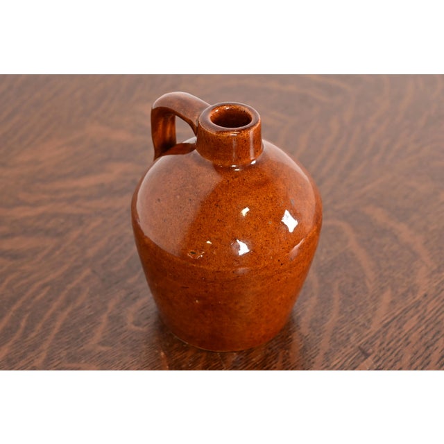 Roycroft Roycroft Pottery Antique Arts & Crafts Glazed Ceramic Jug, Circa 1920s For Sale - Image 4 of 14