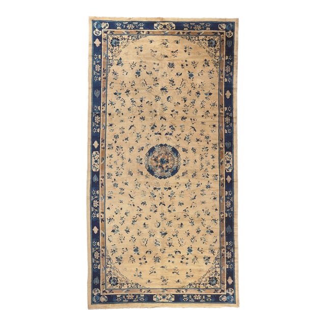 1880s Antique Chinese Peking Rug - 10'02 X 19'03 For Sale