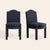 Textile Prussian Linen Leo Dining Chairs by Ceraudo, Set of 2 For Sale - Image 7 of 7