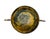 Metal Vintage Brass Pedestal Urn Cachepot With Ornate Handles – Neoclassical / Hollywood Regency For Sale - Image 7 of 10