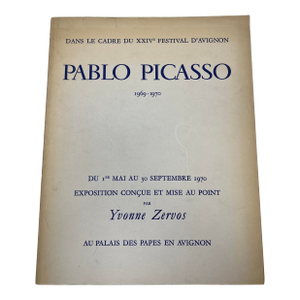 1970 French Picasso Book