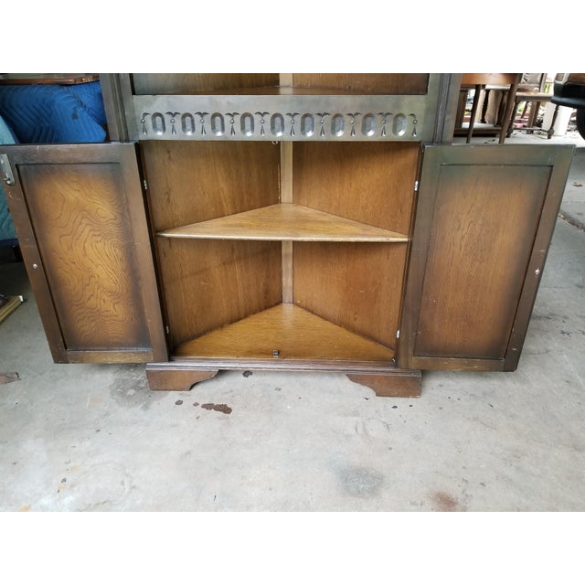 Antique Oak Corner Chairish