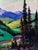 " Sunlit Mountains" Majestic Mount Jefferson and Mount Hood Oregon 1930s by Andrew Dobos For Sale In Monterey, CA - Image 6 of 10