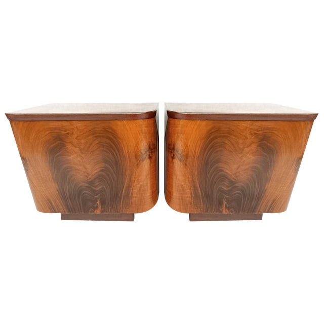 Bedside Tables by Jindřich Halabala for Up Závody, 1960s, Set of 2 For Sale