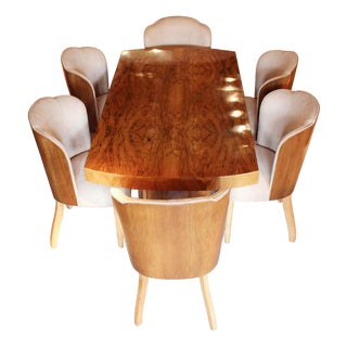 Art Deco Dining Suite, 1930s, Set of 7 For Sale