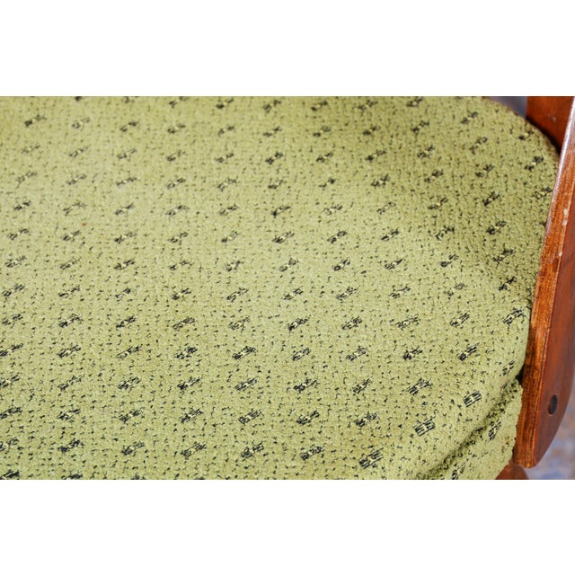 Mid-Century Chairs in Walnut attributed to Antonín Šuman, Czech, 1950s, Set of 4 For Sale - Image 4 of 12