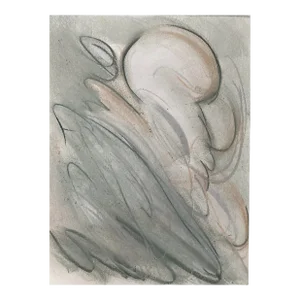 “Clouds of Mine, Original Rembrandt Pastels on Paper 9x12, Signed, Unframed.
