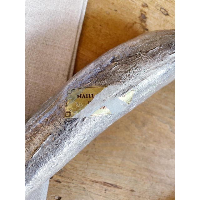 1970s Vintage Maitland-Smith Silvered Bronze Zucchini For Sale - Image 5 of 7