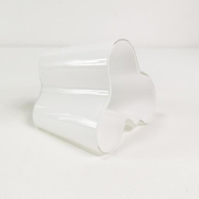 Mid-Century Vases in Glass by Alvar Aalto, Finland, 1980s, Set of 2 For Sale - Image 13 of 17