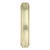 Vintage 15 In. Art Deco Polished Brass Door Push Plate For Sale