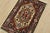 A traditional tribal Heriz rug hand-knotted with fine wool on a cotton foundation. This oriental rug features a central...