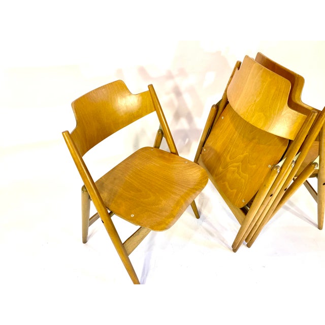 Folding Chairs by Egon Eiermann for Wilde+Spieth, 1970s, Set of 4 For Sale - Image 13 of 18