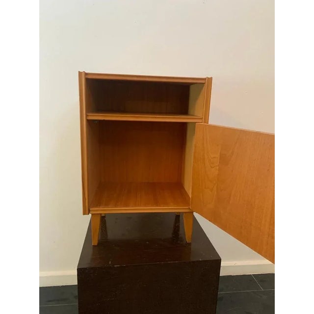 Vintage Bedside Table in Ash, 1950s For Sale - Image 6 of 9