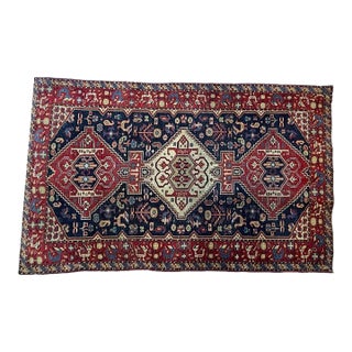 Antique Caucasian Rug , 3'10" X 6'2" For Sale