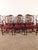 Traditional Antique 1930s/40s Set 8 Batesville Mahogany Pinwheel Shield Back Dining Chairs Only For Sale - Image 3 of 12