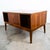 1960s 1960s Mid Century Danish Modern Desk Executive Walnut 7 Drawer Locking Cabinet Wood Nm For Sale - Image 5 of 12