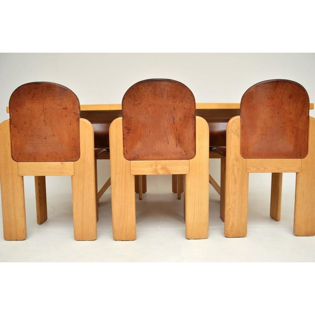 Vintage Italian Dining Table and Chairs from Silvio Coppola, 1970, Set of 7 For Sale - Image 9 of 17