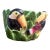 Vintage Majolica Toucan Sculptural Bowl — Tropical Leaf Surround, Hand Painted For Sale