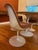 Vintage Mid Century Eero Saarinen for Knoll Tulip Dining Table and 4 Swivel Chairs For Sale In West Palm - Image 6 of 10