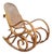 Thonet-Style Rocking Chair in Bent Beechwood and Caning, 1960s For Sale