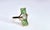 1930s Art Nouveau Diamond and Plique a Jour Ring, Size 6 For Sale In Los Angeles - Image 6 of 13