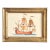 Original Hand-Painted Sailboat Painting Framed in a Vintage Frame For Sale