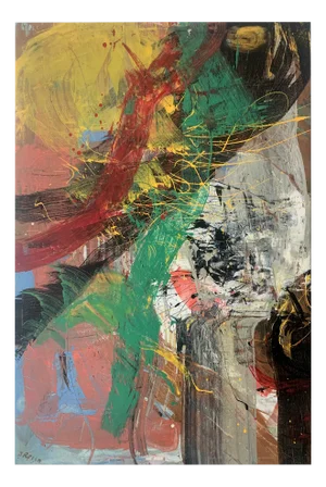 Monika Rossa, Abstraction, 2023, Oil on Canvas