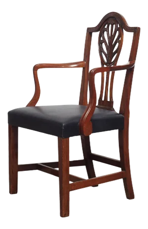 Late 19th Century Vintage Danish Mahogany Armchair