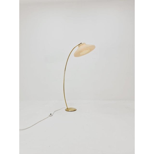 Mid-Century German Brass Arc Floor Flex Lamp from München Werkstätten, 1960s For Sale - Image 11 of 11