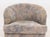 Pair of Milo Baughman Style Barrel Swivel Arm Chairs For Sale - Image 9 of 11