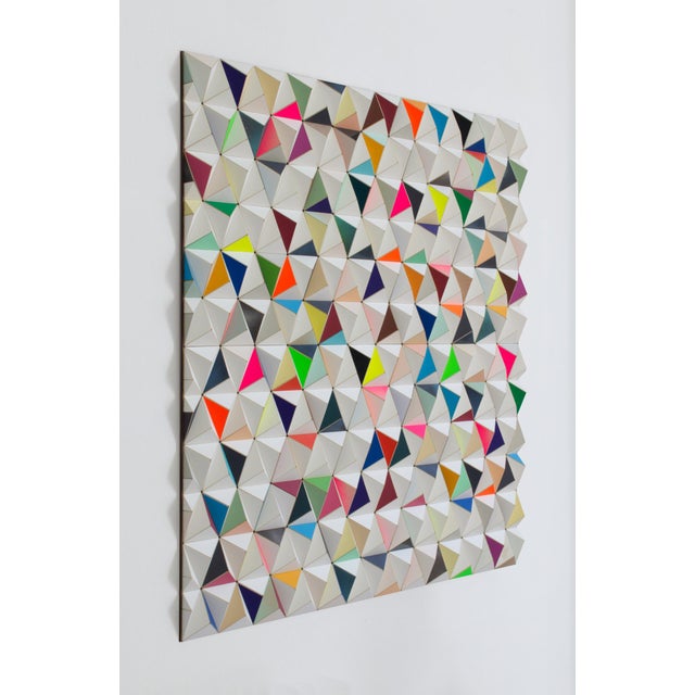 Paper Sebastian Welzel, Ais-8 Topographie, Laminated Cardboard, Limited Edition 6 of 20 For Sale - Image 7 of 8