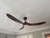 2020s Visual Comfort & Co. "Maverick" 60" Hand-Carved Balsa Wood Fan With Led Light & Remote For Sale - Image 5 of 10