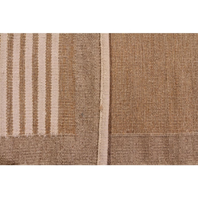 Rug & Kilim’s All-Natural Scandinavian Style Kilim in Beige Brown Geometric Pattern - 8x10 For Sale In New York - Image 6 of 6