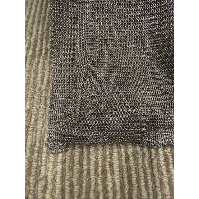 Attributed to Ochre Chainmail Chandelier For Sale In San Francisco - Image 6 of 13