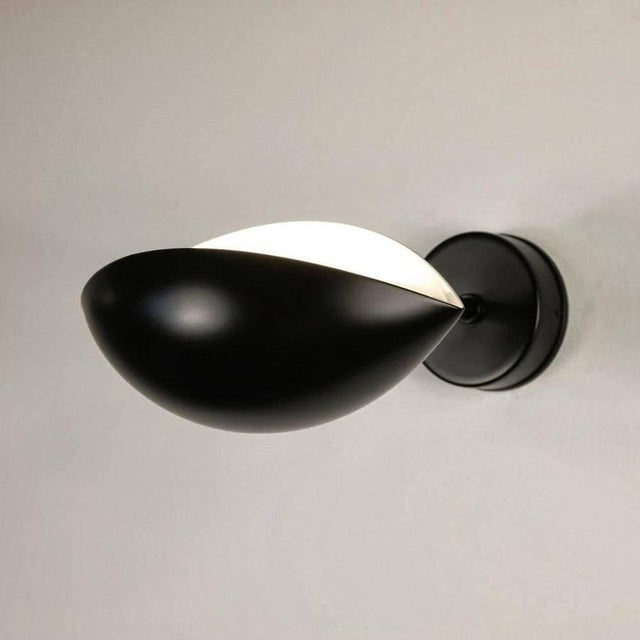 Not Yet Made - Made To Order Mid-Century Modern Black Eye Wall Lamp from Serge Mouille For Sale - Image 5 of 10