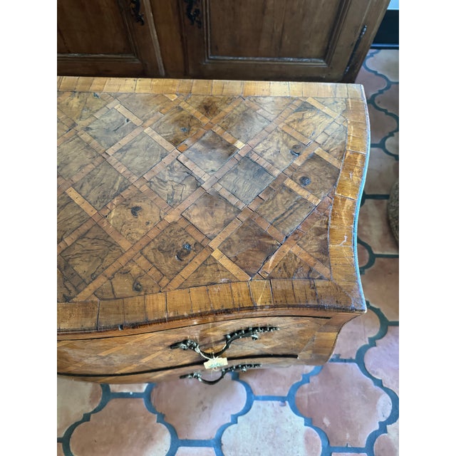 Brown Old Italian Commode Chest For Sale - Image 8 of 11