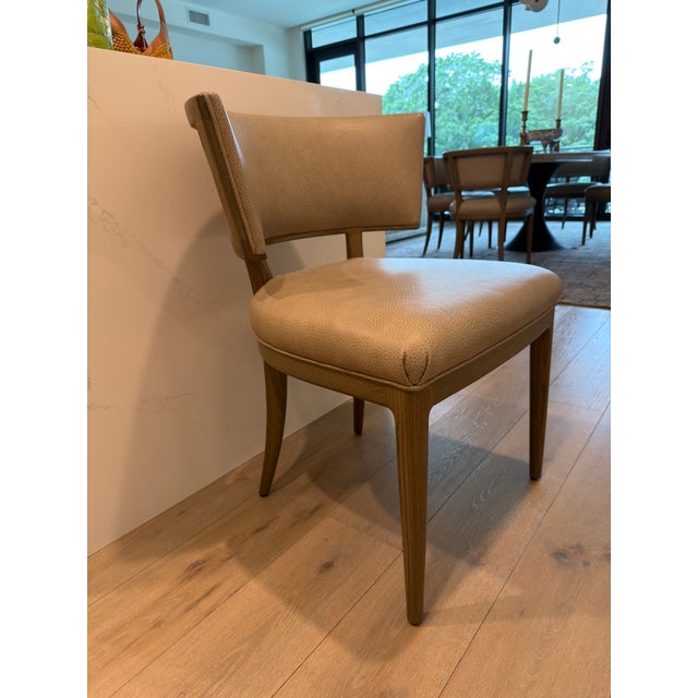 Custom A. Rudin No. 781 Leather Gondola Dining Chairs For Sale In Atlanta - Image 6 of 9