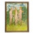Oil on Canvas Painting of Nude Bathers With Two Dogs - in Gilt Wood Frame For Sale