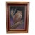 Original High-Relief Mixed Media Owl Painting by Luis Strempler-1985 For Sale