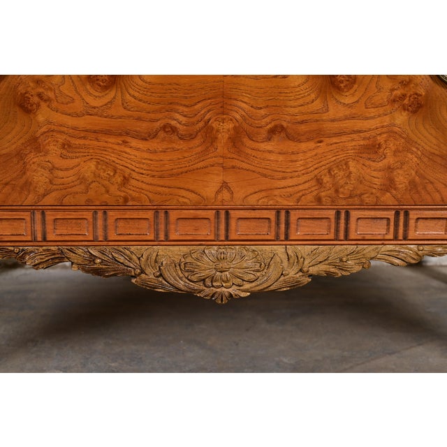 Romweber French Regency Louis XVI Burl Wood Highboy Dresser, Circa 1920s For Sale - Image 11 of 15