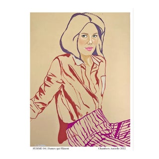 "Femme 04" Contemporary Figurative Fine Art Print by Chambers Austelle For Sale