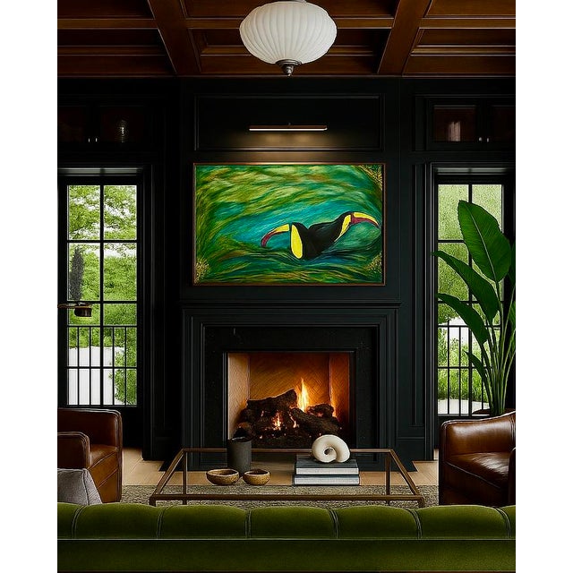 Every once in a while you bump into a piece by an unknown or local artist that somehow captivates you. These 2 Toucans in...