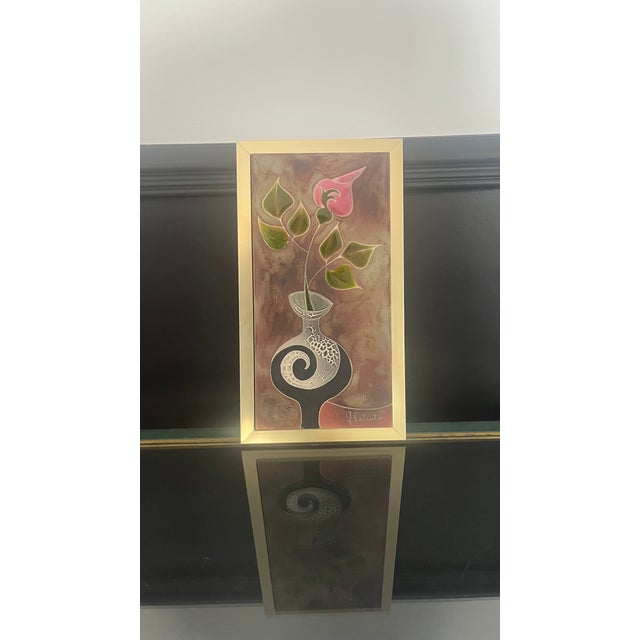 Ceramic Panel by Gilbert Valentin, 1970s For Sale - Image 3 of 5