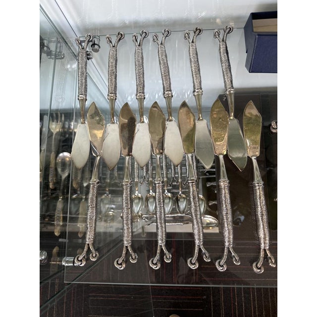 Silver Place Settings by for Roux Marquiand, 1990s, Set of 108 For Sale - Image 8 of 11