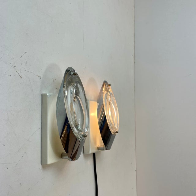 Ivory Wall Lamps by Oscar Torlasco for Stilkronen, Italy, 1970s, Set of 2 For Sale - Image 8 of 18