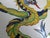 Antique French Desvres, Majolica, Faience Dragon Plate, Hand Painted For Sale - Image 6 of 8